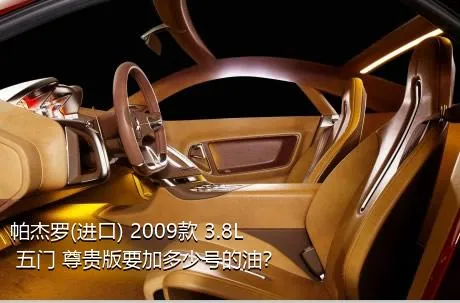 帕杰罗(进口) 2009款 3.8L 五门 尊贵版要加多少号的油？