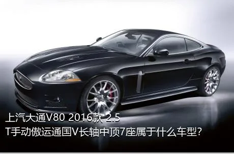 上汽大通V80 2016款 2.5T手动傲运通国V长轴中顶7座属于什么车型？