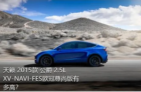 天籁 2015款 公爵 2.5L XV-NAVI-FES欧冠尊尚版有多高？