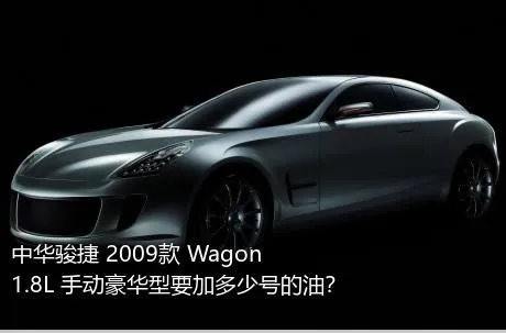 中华骏捷 2009款 Wagon 1.8L 手动豪华型要加多少号的油？