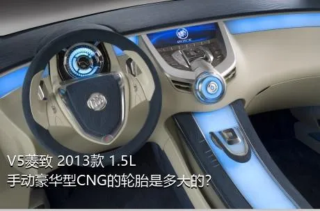 V5菱致 2013款 1.5L 手动豪华型CNG的轮胎是多大的？