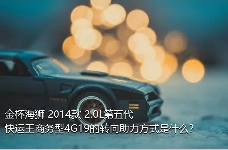 金杯海狮 2014款 2.0L第五代快运王商务型4G19的转向助力方式是什么？