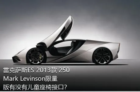 雷克萨斯ES 2013款 250 Mark Levinson限量版有没有儿童座椅接口？