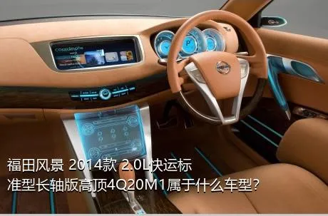 福田风景 2014款 2.0L快运标准型长轴版高顶4Q20M1属于什么车型？