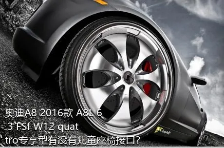 奥迪A8 2016款 A8L 6.3 FSI W12 quattro专享型有没有儿童座椅接口？