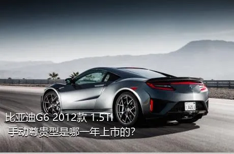 比亚迪G6 2012款 1.5TI 手动尊贵型是哪一年上市的？