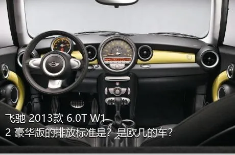 飞驰 2013款 6.0T W12 豪华版的排放标准是？是欧几的车？