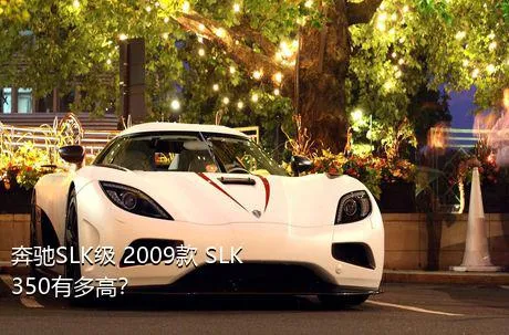 奔驰SLK级 2009款 SLK 350有多高？