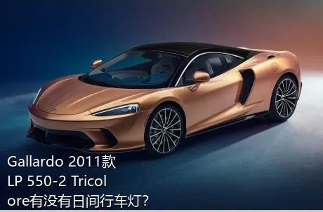 Gallardo 2011款 LP 550-2 Tricolore有没有日间行车灯？