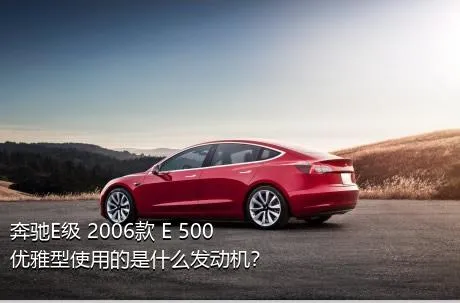 奔驰E级 2006款 E 500 优雅型使用的是什么发动机？