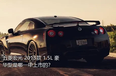 五菱宏光 2013款 1.5L 豪华型是哪一年上市的？