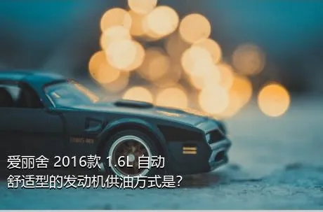 爱丽舍 2016款 1.6L 自动舒适型的发动机供油方式是？