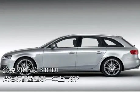 途锐 2015款 3.0TDI 柴油标配型是哪一年上市的？