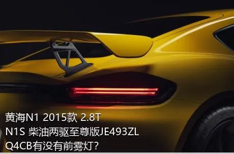 黄海N1 2015款 2.8T N1S 柴油两驱至尊版JE493ZLQ4CB有没有前雾灯？