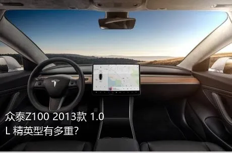 众泰Z100 2013款 1.0L 精英型有多重？