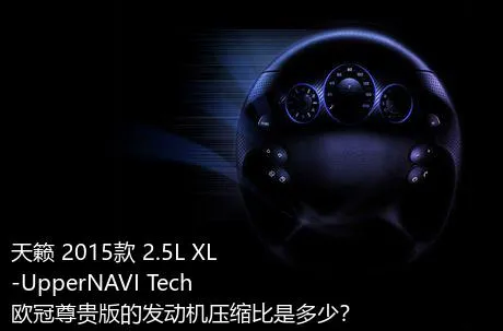 天籁 2015款 2.5L XL-UpperNAVI Tech欧冠尊贵版的发动机压缩比是多少？