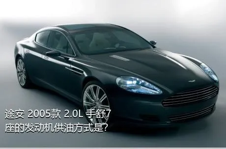 途安 2005款 2.0L 手舒7座的发动机供油方式是？