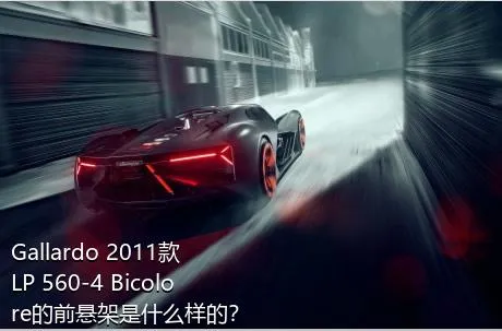 Gallardo 2011款 LP 560-4 Bicolore的前悬架是什么样的？