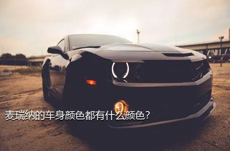 麦瑞纳的车身颜色都有什么颜色？