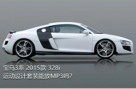 宝马3系 2015款 328i 运动设计套装能放MP3吗？