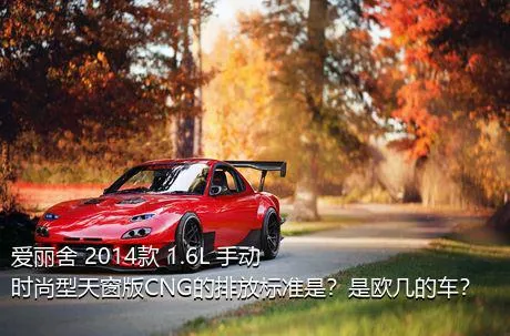 爱丽舍 2014款 1.6L 手动时尚型天窗版CNG的排放标准是？是欧几的车？