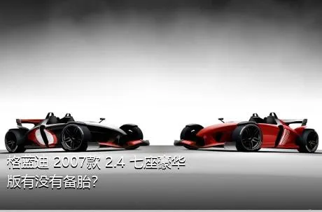 格蓝迪 2007款 2.4 七座豪华版有没有备胎？