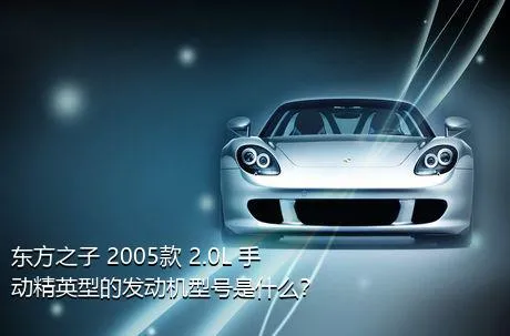 东方之子 2005款 2.0L 手动精英型的发动机型号是什么？