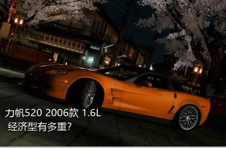 力帆520 2006款 1.6L 经济型有多重？