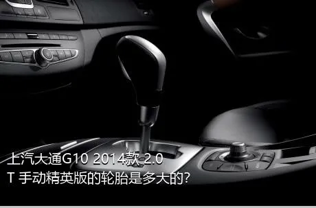 上汽大通G10 2014款 2.0T 手动精英版的轮胎是多大的？