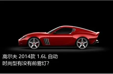 高尔夫 2014款 1.6L 自动时尚型有没有前雾灯？