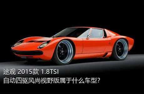 途观 2015款 1.8TSI 自动四驱风尚视野版属于什么车型？