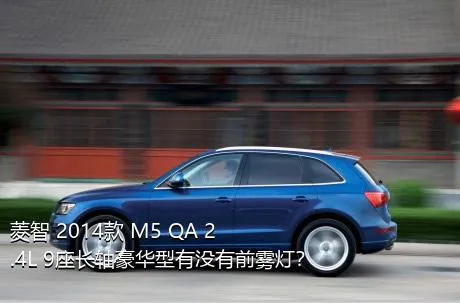 菱智 2014款 M5 QA 2.4L 9座长轴豪华型有没有前雾灯？