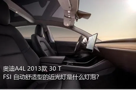 奥迪A4L 2013款 30 TFSI 自动舒适型的近光灯是什么灯泡？