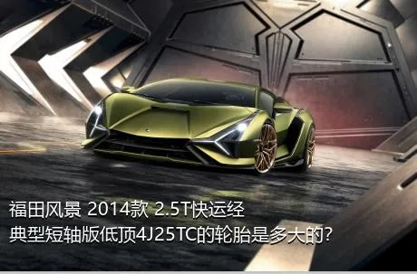 福田风景 2014款 2.5T快运经典型短轴版低顶4J25TC的轮胎是多大的？