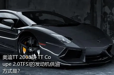 奥迪TT 2008款 TT Coupe 2.0TFSI的发动机供油方式是？