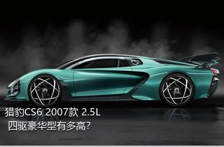 猎豹CS6 2007款 2.5L 四驱豪华型有多高？