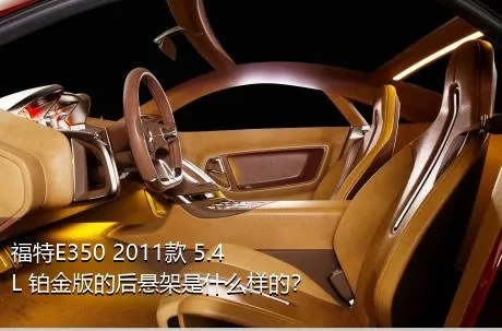 福特E350 2011款 5.4L 铂金版的后悬架是什么样的？