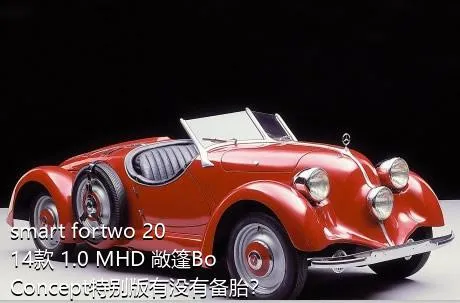 smart fortwo 2014款 1.0 MHD 敞篷BoConcept特别版有没有备胎？