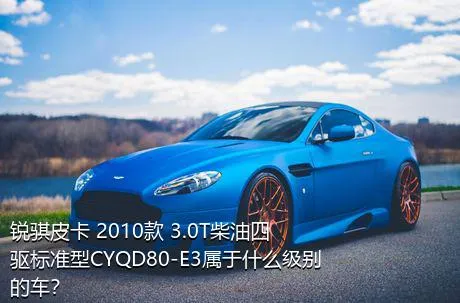 锐骐皮卡 2010款 3.0T柴油四驱标准型CYQD80-E3属于什么级别的车？