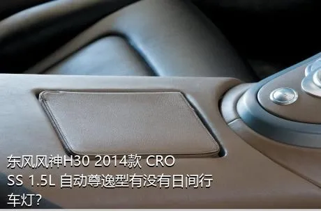 东风风神H30 2014款 CROSS 1.5L 自动尊逸型有没有日间行车灯？