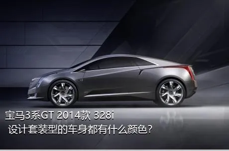 宝马3系GT 2014款 328i 设计套装型的车身都有什么颜色？