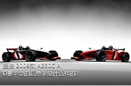 爱腾 2009款 A230C AD豪华型的后悬架是什么样的？