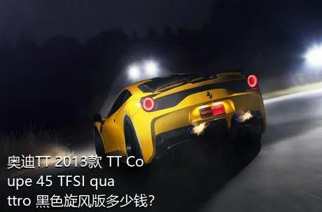 奥迪TT 2013款 TT Coupe 45 TFSI quattro 黑色旋风版多少钱？