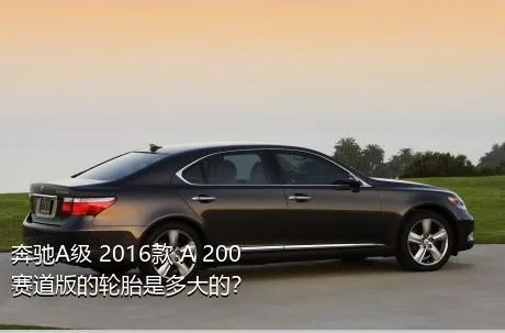 奔驰A级 2016款 A 200 赛道版的轮胎是多大的？