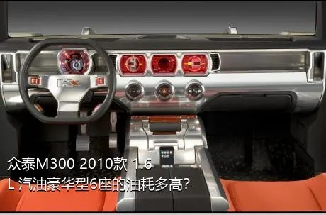 众泰M300 2010款 1.6L 汽油豪华型6座的油耗多高？