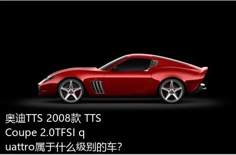 奥迪TTS 2008款 TTS Coupe 2.0TFSI quattro属于什么级别的车？