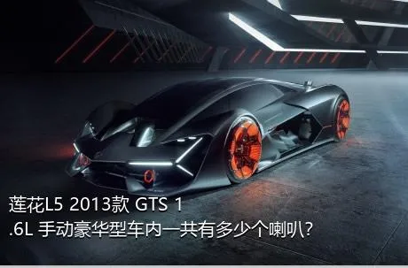 莲花L5 2013款 GTS 1.6L 手动豪华型车内一共有多少个喇叭？