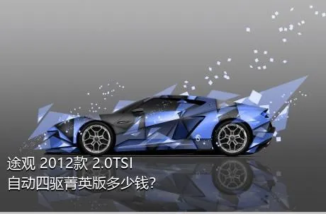 途观 2012款 2.0TSI 自动四驱菁英版多少钱？