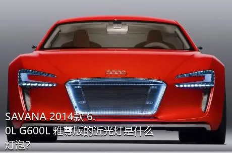 SAVANA 2014款 6.0L G600L 雅尊版的近光灯是什么灯泡？