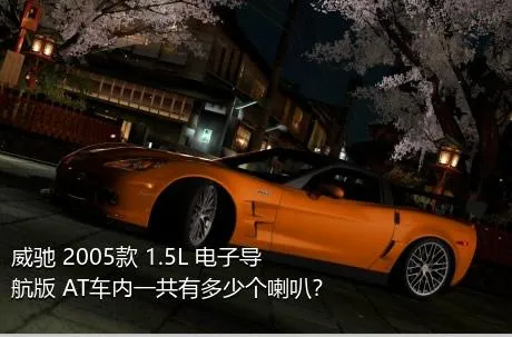 威驰 2005款 1.5L 电子导航版 AT车内一共有多少个喇叭？